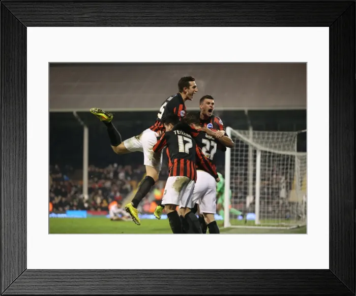 Framed Print : Solly March Scores: Brighton's Game-Changing Goal vs. Fulham (December 29, 2014) Framed Print : Solly March Scores: Brighton's Game-Changing Goal vs. Fulham (December 29, 2014)