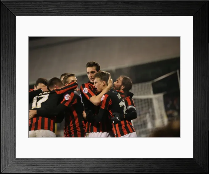 Framed Print : Solly March Scores: Brighton's Upset Win Against Fulham at Craven Cottage (December 2014) Framed Print : Solly March Scores: Brighton's Upset Win Against Fulham at Craven Cottage (December 2014)