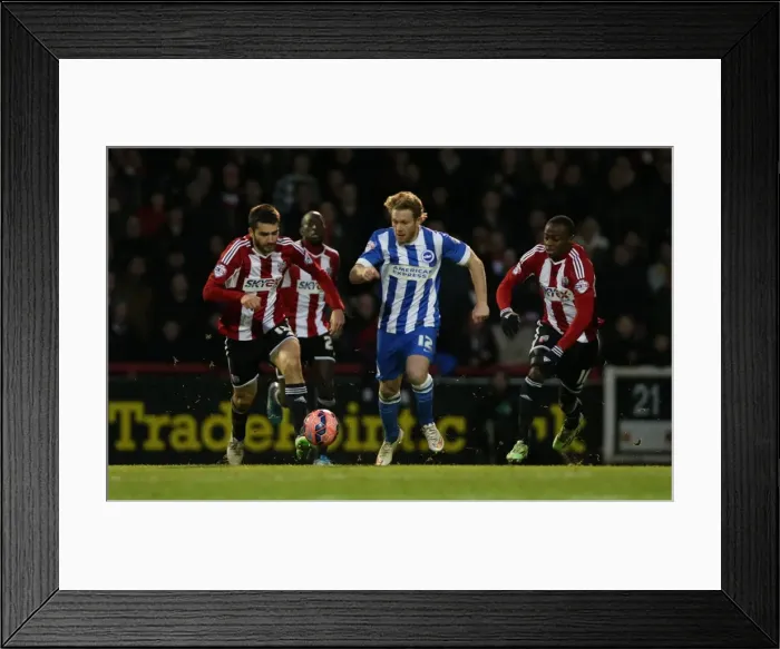Framed Print : Craig Mackail-Smith in Action: Brentford vs. Brighton & Hove Albion, FA Cup 3rd Round (03JAN15) Framed Print : Craig Mackail-Smith in Action: Brentford vs. Brighton & Hove Albion, FA Cup 3rd Round (03JAN15)