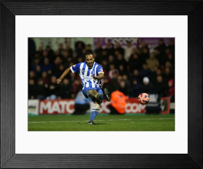 Framed Print : Chris O'Grady Scores the Second Goal: Brighton Leads 2-0 against Brentford in FA Cup Match, January 2015 Framed Print : Chris O'Grady Scores the Second Goal: Brighton Leads 2-0 against Brentford in FA Cup Match, January 2015