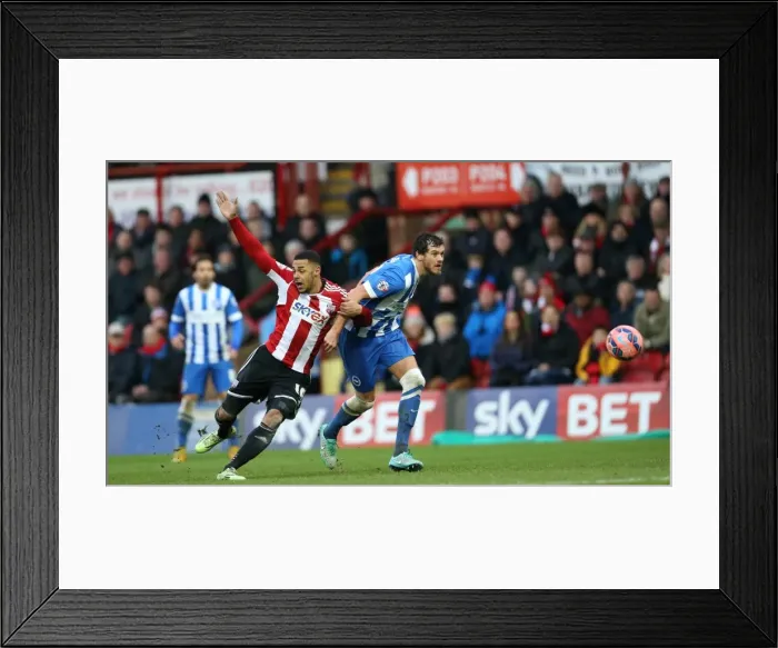 Framed Print : Gordon Greer in Action: Brentford vs. Brighton & Hove Albion, FA Cup 3rd Round (03JAN15) Framed Print : Gordon Greer in Action: Brentford vs. Brighton & Hove Albion, FA Cup 3rd Round (03JAN15)