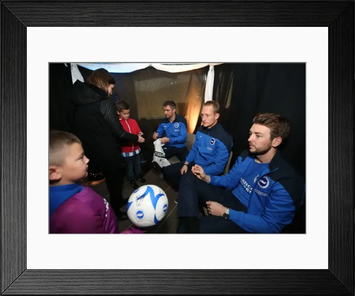 Framed Print : Young Seagulls Christmas Party 2014 at American Express Community Stadium Framed Print : Young Seagulls Christmas Party 2014 at American Express Community Stadium