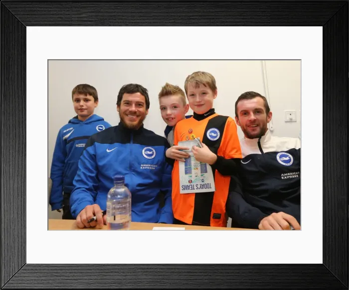 Framed Print : Young Seagulls Christmas Party 2014 at American Express Community Stadium Framed Print : Young Seagulls Christmas Party 2014 at American Express Community Stadium