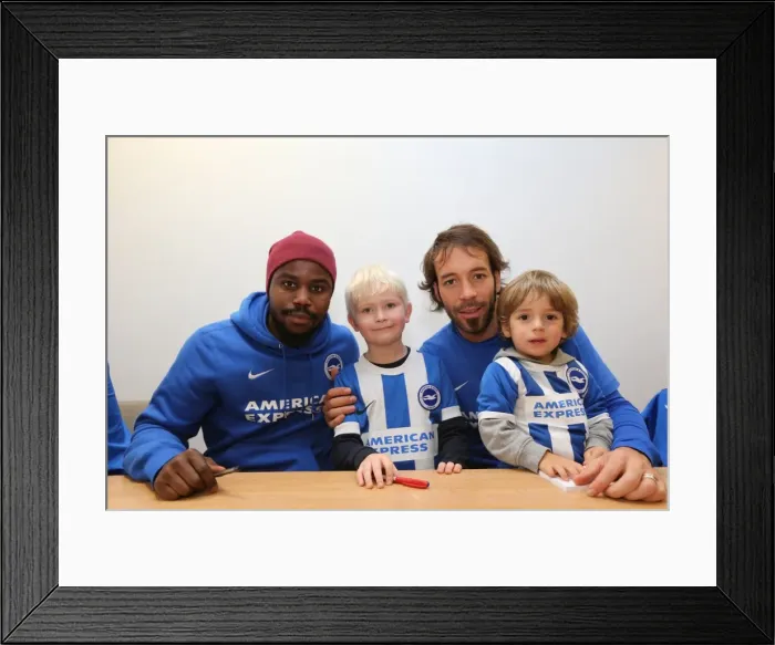 Framed Print : Young Seagulls Christmas Party 2014 at American Express Community Stadium Framed Print : Young Seagulls Christmas Party 2014 at American Express Community Stadium