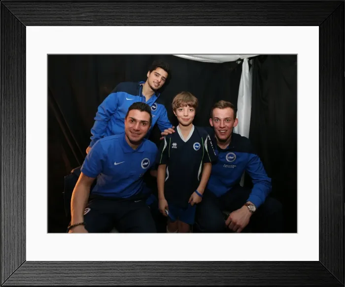 Framed Print : Young Seagulls Christmas Party 2014 at American Express Community Stadium Framed Print : Young Seagulls Christmas Party 2014 at American Express Community Stadium