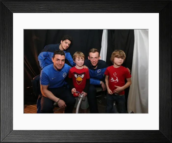 Framed Print : Young Seagulls Christmas Party 2014 at American Express Community Stadium Framed Print : Young Seagulls Christmas Party 2014 at American Express Community Stadium