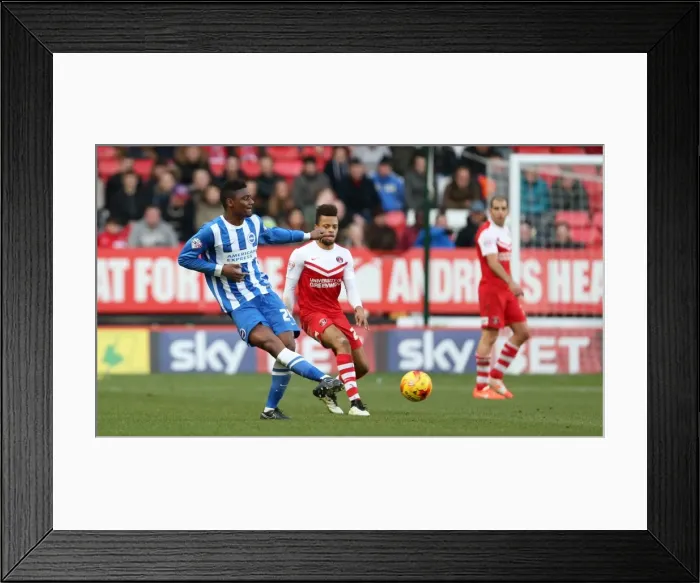 Framed Print : Intense Showdown: Rohan Ince vs. Charlton's Defense (Charlton Athletic vs. Brighton & Hove Albion, 10-01-2015) Framed Print : Intense Showdown: Rohan Ince vs. Charlton's Defense (Charlton Athletic vs. Brighton & Hove Albion, 10-01-2015)