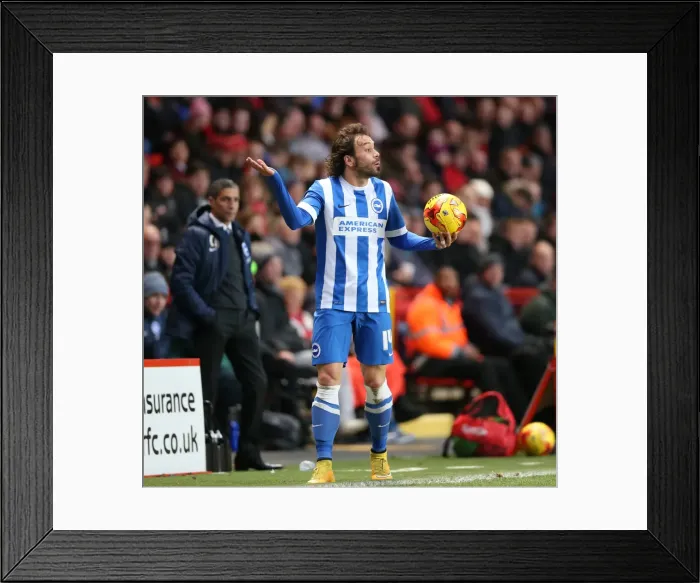 Framed Print : Inigo Calderon: Intense Moment at The Valley - Charlton Athletic vs. Brighton and Hove Albion, 2015 Framed Print : Inigo Calderon: Intense Moment at The Valley - Charlton Athletic vs. Brighton and Hove Albion, 2015