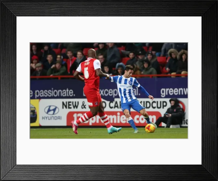 Framed Print : Sam Baldock Scores the Game-Winning Goal for Brighton and Hove Albion against Charlton Athletic in Sky Bet Championship Clash, The Valley (January 10, 2015) Framed Print : Sam Baldock Scores the Game-Winning Goal for Brighton and Hove Albion against Charlton Athletic in Sky Bet Championship Clash, The Valley (January 10, 2015)