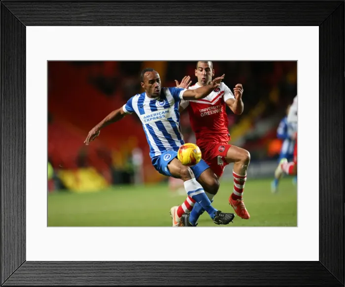 Framed Print : Chris O'Grady's Intense Clash: Charlton Athletic vs. Brighton & Hove Albion in Sky Bet Championship (10 January 2015) Framed Print : Chris O'Grady's Intense Clash: Charlton Athletic vs. Brighton & Hove Albion in Sky Bet Championship (10 January 2015)