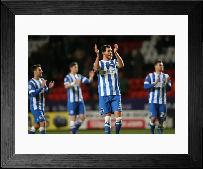 Framed Print : Gordon Greer of Brighton and Hove Albion Salutes Fans Amidst Charlton Athletic Rivalry (January 2015) Framed Print : Gordon Greer of Brighton and Hove Albion Salutes Fans Amidst Charlton Athletic Rivalry (January 2015)