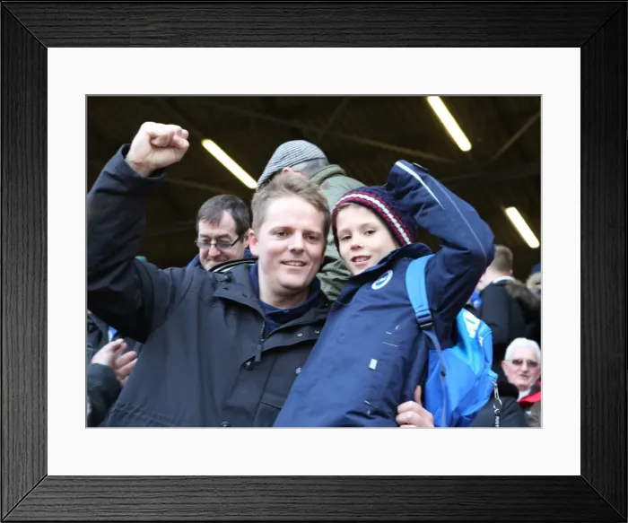 Framed Print : Brighton and Hove Albion Fans in Full Force: A Sea ofColors at The Valley during the Championship Match vs Charlton Athletic (10 January 2015) Framed Print : Brighton and Hove Albion Fans in Full Force: A Sea ofColors at The Valley during the Championship Match vs Charlton Athletic (10 January 2015)