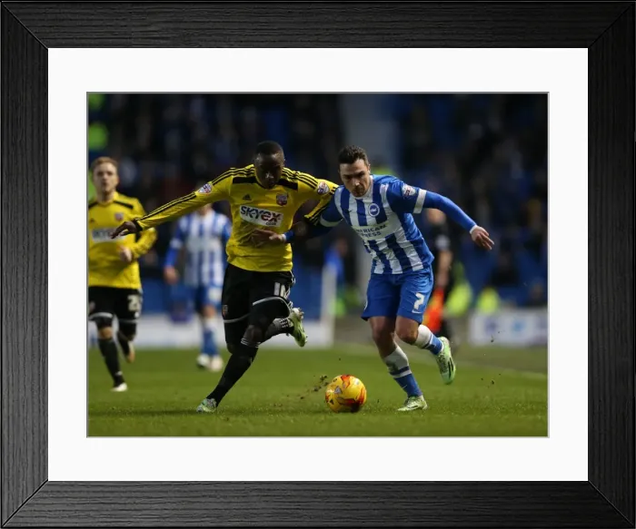 Framed Print : Clash Between Colunga and Brighton & Hove Albion vs. Brentford (17Jan15) Framed Print : Clash Between Colunga and Brighton & Hove Albion vs. Brentford (17Jan15)
