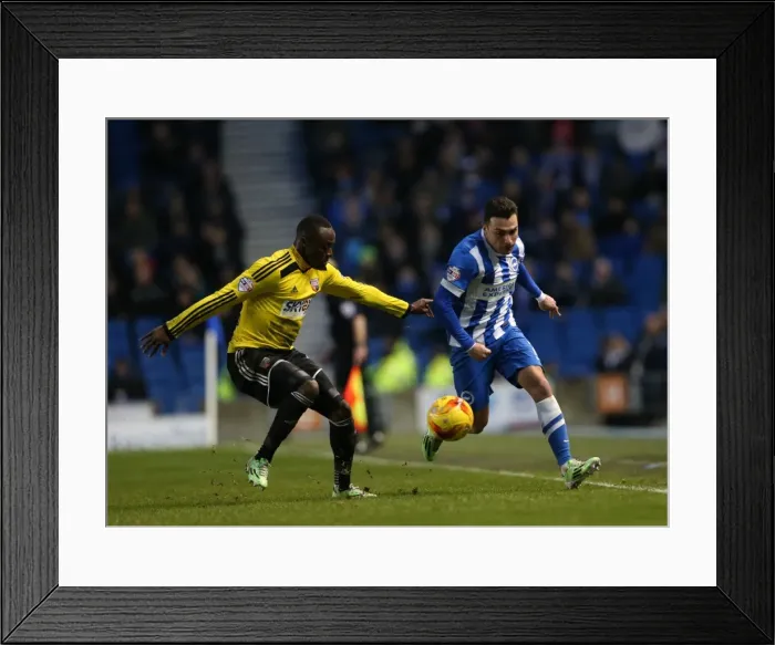 Framed Print : Intense Face-off: Adrian Colunga vs. Brentford Opponent (Sky Bet Championship, 17 Jan 2015) Framed Print : Intense Face-off: Adrian Colunga vs. Brentford Opponent (Sky Bet Championship, 17 Jan 2015)