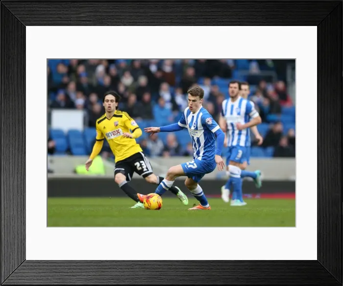 Framed Print : Solly March: In Action Against Brentford, January 2015 (Brighton and Hove Albion vs. Brentford, 17JAN15) Framed Print : Solly March: In Action Against Brentford, January 2015 (Brighton and Hove Albion vs. Brentford, 17JAN15)
