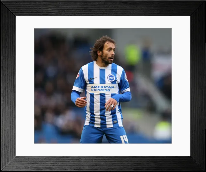 Framed Print : Inigo Calderon in Action: Brighton & Hove Albion vs. Brentford, Sky Bet Championship (17 January 2015) Framed Print : Inigo Calderon in Action: Brighton & Hove Albion vs. Brentford, Sky Bet Championship (17 January 2015)