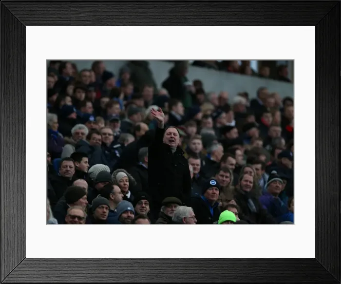 Framed Print : Passionate Showdown: Brighton & Hove Albion vs. Brentford (17Jan15) Framed Print : Passionate Showdown: Brighton & Hove Albion vs. Brentford (17Jan15)