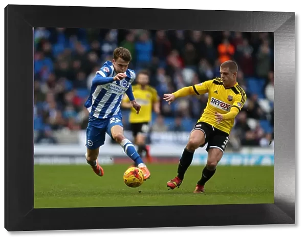 Solly March in Action: Brighton and Hove Albion vs. Brentford, January 2015 (17JAN15)