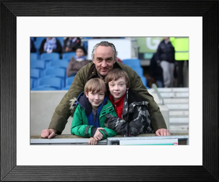 Framed Print : Passionate Clash: Brighton & Hove Albion vs. Brentford (17 January 2015) Framed Print : Passionate Clash: Brighton & Hove Albion vs. Brentford (17 January 2015)