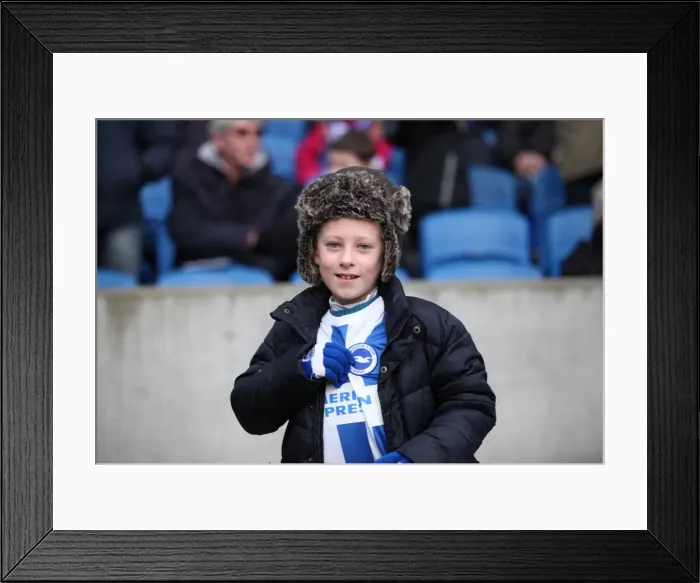 Framed Print : Passionate Clash: Brighton and Hove Albion vs. Brentford (17 January 2015) Framed Print : Passionate Clash: Brighton and Hove Albion vs. Brentford (17 January 2015)