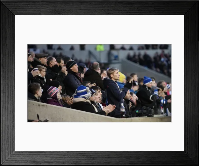 Framed Print : Brighton and Hove Albion Fans Pay Tribute to Sarah Watts Amidst Brentford Match Framed Print : Brighton and Hove Albion Fans Pay Tribute to Sarah Watts Amidst Brentford Match