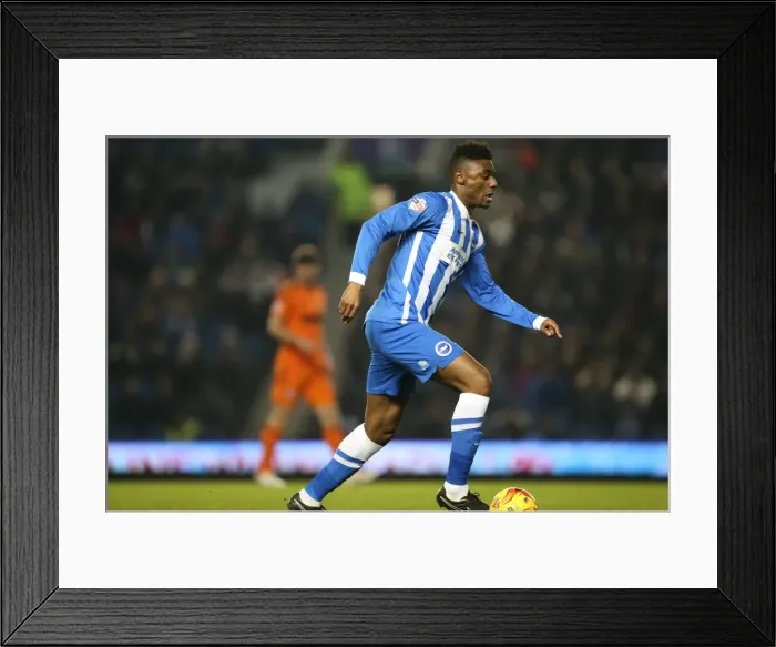 Framed Print : Rohan Ince in Action: Brighton vs. Ipswich Championship Clash (January 2015) Framed Print : Rohan Ince in Action: Brighton vs. Ipswich Championship Clash (January 2015)