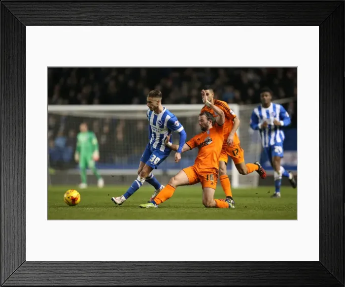 Framed Print : Joe Bennett in Action: Brighton & Hove Albion vs Ipswich Town, Sky Bet Championship, American Express Community Stadium (January 2015) Framed Print : Joe Bennett in Action: Brighton & Hove Albion vs Ipswich Town, Sky Bet Championship, American Express Community Stadium (January 2015)