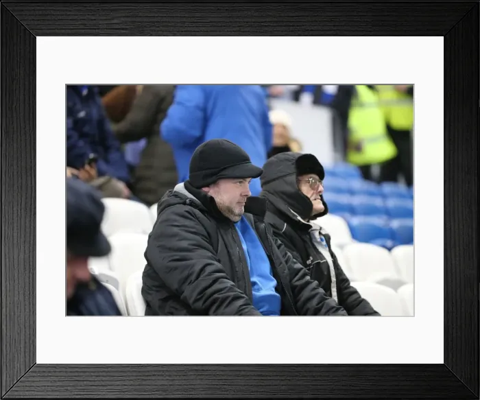 Framed Print : Passionate Fan Showdown: Brighton and Hove Albion vs Ipswich Town at American Express Community Stadium (January 2015) Framed Print : Passionate Fan Showdown: Brighton and Hove Albion vs Ipswich Town at American Express Community Stadium (January 2015)