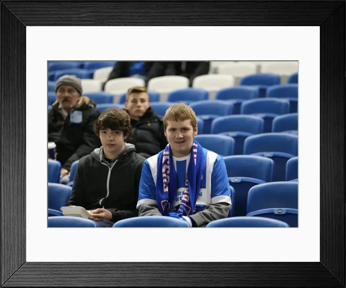 Framed Print : Passionate Showdown: Brighton & Hove Albion vs Ipswich Town (21Jan15) Framed Print : Passionate Showdown: Brighton & Hove Albion vs Ipswich Town (21Jan15)