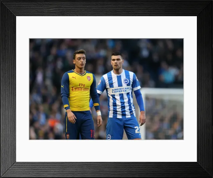 Framed Print : Danny Holla in Action: Brighton Midfielder Takes on Arsenal in FA Cup Clash (January 2015) Framed Print : Danny Holla in Action: Brighton Midfielder Takes on Arsenal in FA Cup Clash (January 2015)