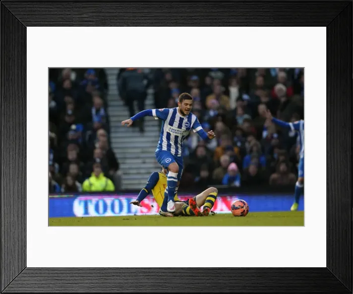 Framed Print : Brighton & Hove Albion's Jake Forster-Caskey in FA Cup Action vs Arsenal (2015) Framed Print : Brighton & Hove Albion's Jake Forster-Caskey in FA Cup Action vs Arsenal (2015)