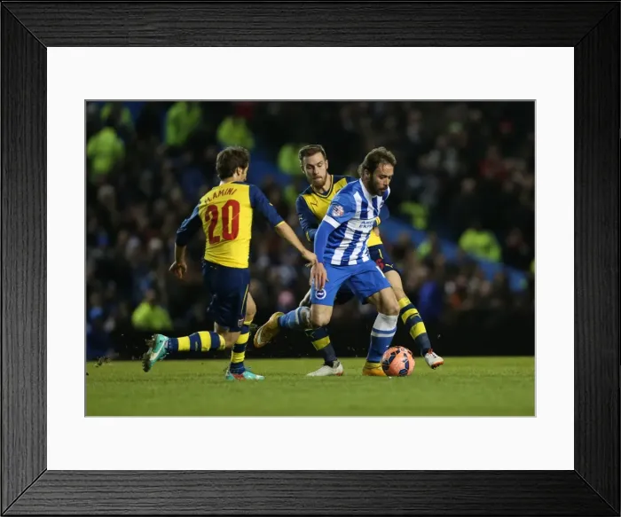 Framed Print : Brighton & Hove Albion vs Arsenal: Inigo Calderon in FA Cup Battle (25.01.15) Framed Print : Brighton & Hove Albion vs Arsenal: Inigo Calderon in FA Cup Battle (25.01.15)