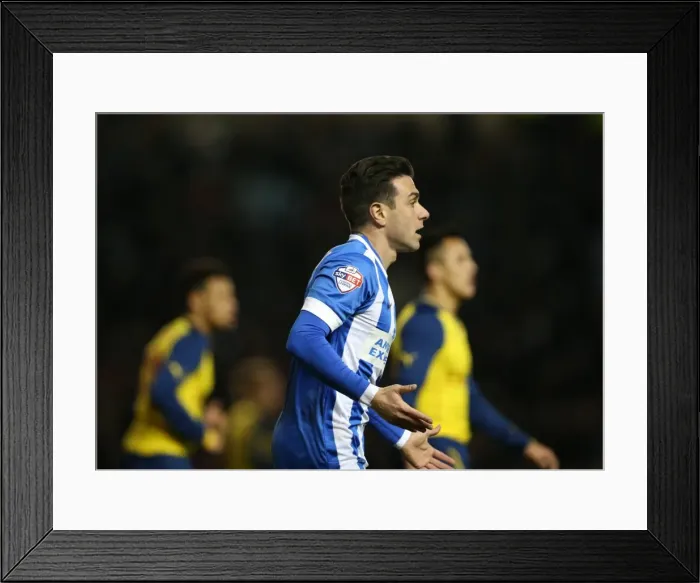 Framed Print : Intense Focus: Adrian Colunga in the Thick of the FA Cup Battle vs Arsenal Framed Print : Intense Focus: Adrian Colunga in the Thick of the FA Cup Battle vs Arsenal