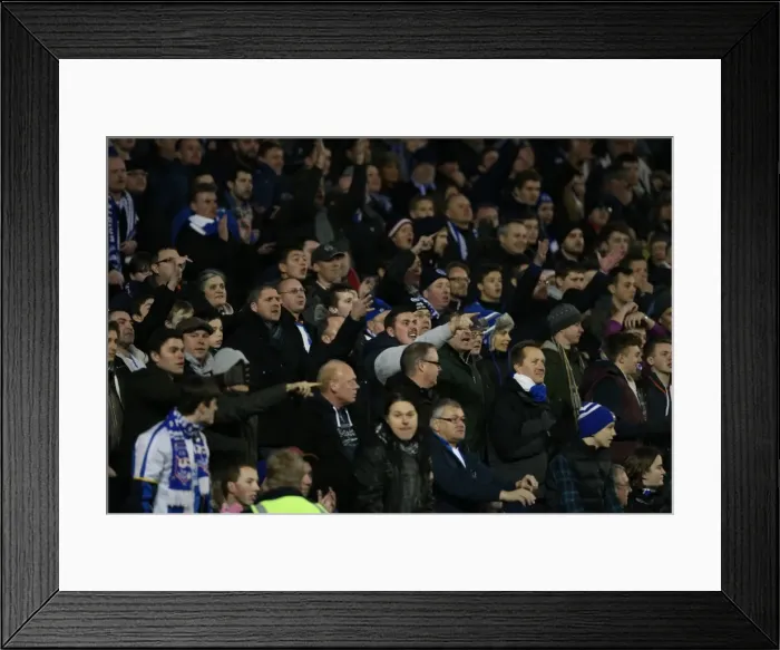 Framed Print : Sea of Passionate Fans: Brighton & Hove Albion vs. Arsenal FA Cup Showdown (25Jan15) Framed Print : Sea of Passionate Fans: Brighton & Hove Albion vs. Arsenal FA Cup Showdown (25Jan15)