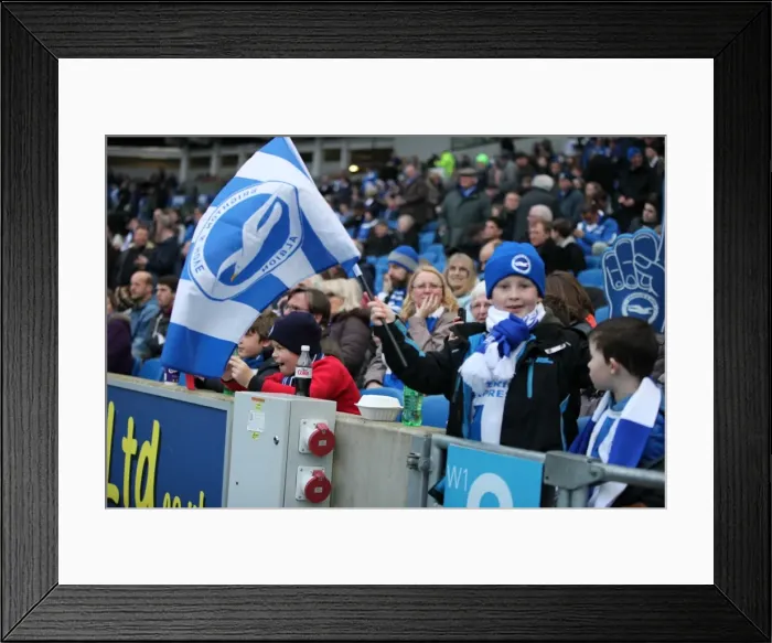 Framed Print : Sea of Passionate Fans: Brighton & Hove Albion vs. Arsenal FA Cup Showdown (25Jan15) Framed Print : Sea of Passionate Fans: Brighton & Hove Albion vs. Arsenal FA Cup Showdown (25Jan15)