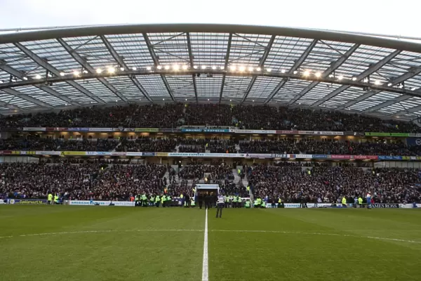 Passionate FA Cup Showdown: Brighton and Hove Albion vs. Arsenal (25Jan15) - Sea of Fans