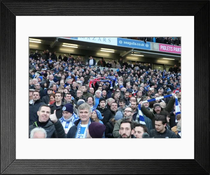 Framed Print : Sea of Passion: Brighton & Hove Albion vs Arsenal FA Cup Clash (25Jan15) Framed Print : Sea of Passion: Brighton & Hove Albion vs Arsenal FA Cup Clash (25Jan15)