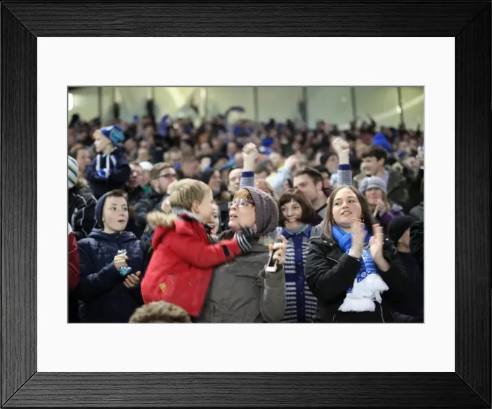Framed Print : FA Cup Showdown: Brighton & Hove Albion vs Arsenal (25 Jan 2015) - Albion Fans Passion Framed Print : FA Cup Showdown: Brighton & Hove Albion vs Arsenal (25 Jan 2015) - Albion Fans Passion
