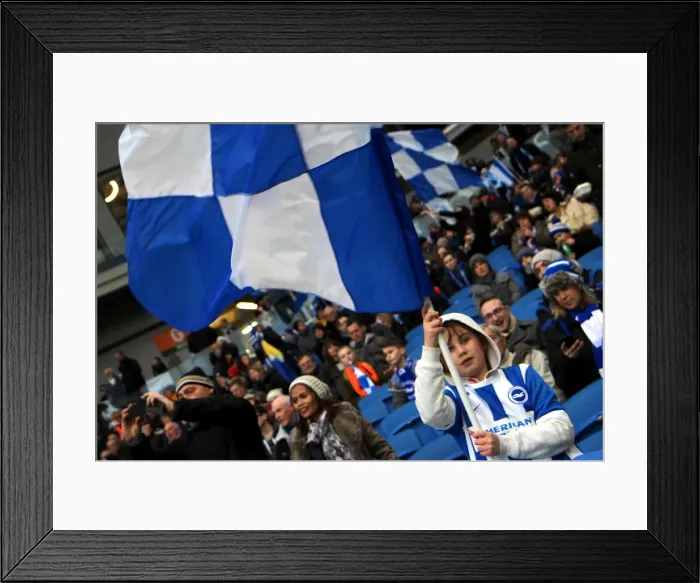 Framed Print : Brighton & Hove Albion vs Arsenal: A Fight for Victory (25Jan15)