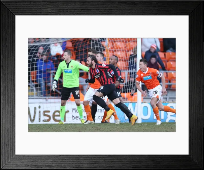 Framed Print : Inigo Calderon: Sky Bet Championship Clash at Blackpool (31st January 2015) Framed Print : Inigo Calderon: Sky Bet Championship Clash at Blackpool (31st January 2015)