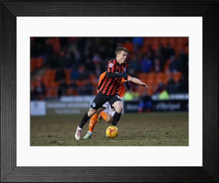 Framed Print : Solly March in Action: Brighton Midfielder Shines in Sky Bet Championship Clash vs. Blackpool (31st January 2015) Framed Print : Solly March in Action: Brighton Midfielder Shines in Sky Bet Championship Clash vs. Blackpool (31st January 2015)