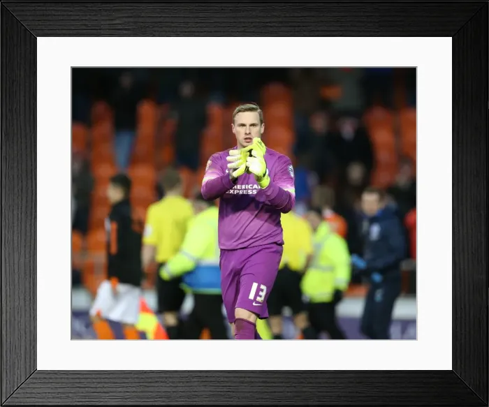 Framed Print : David Stockdale in Action: Brighton and Hove Albion vs. Blackpool, Sky Bet Championship (31st January 2015) Framed Print : David Stockdale in Action: Brighton and Hove Albion vs. Blackpool, Sky Bet Championship (31st January 2015)