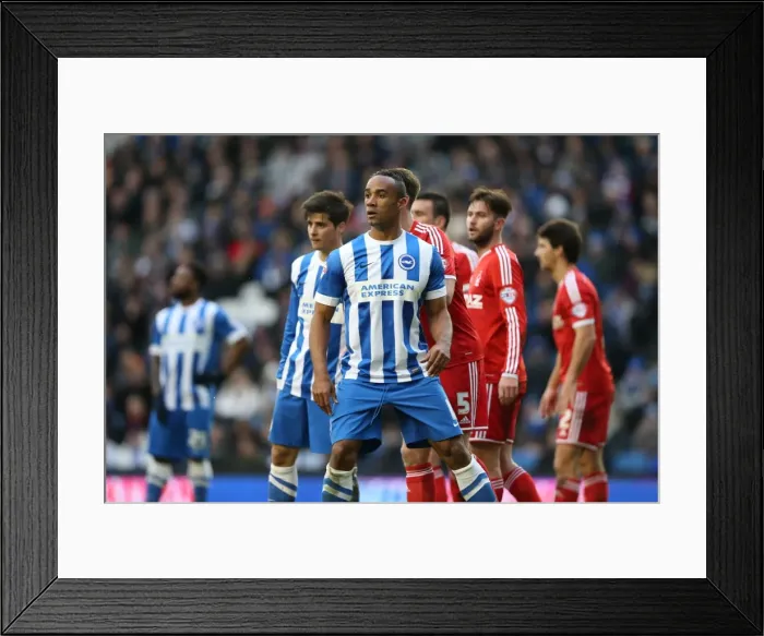 Framed Print : Chris O'Grady in Action: Brighton and Hove Albion vs Nottingham Forest, Sky Bet Championship, American Express Community Stadium, 7th February 2015 Framed Print : Chris O'Grady in Action: Brighton and Hove Albion vs Nottingham Forest, Sky Bet Championship, American Express Community Stadium, 7th February 2015