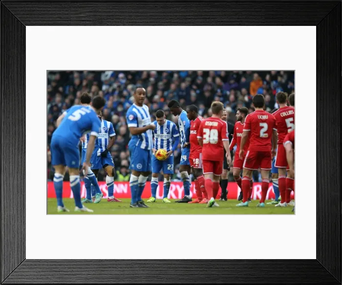 Framed Print : Brighton Midfielder Danny Holla in Action Against Nottingham Forest, Sky Bet Championship 2015 Framed Print : Brighton Midfielder Danny Holla in Action Against Nottingham Forest, Sky Bet Championship 2015