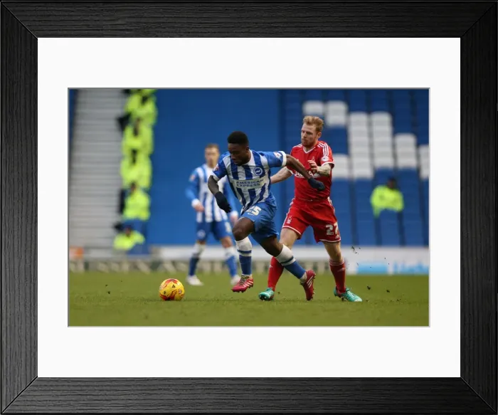 Framed Print : Brighton Midfielder Kazenga LuaLua in Action against Nottingham Forest, Sky Bet Championship 2015 Framed Print : Brighton Midfielder Kazenga LuaLua in Action against Nottingham Forest, Sky Bet Championship 2015