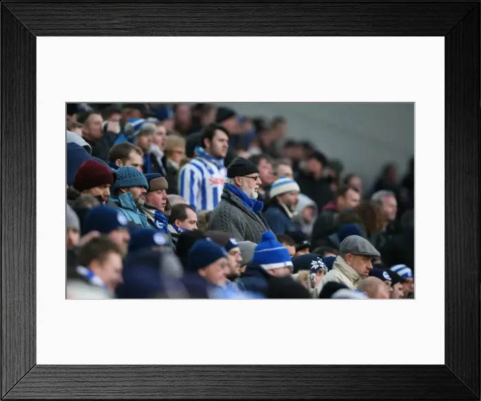 Framed Print : Brighton and Hove Albion Fans in Full Force: Sky Bet Championship Showdown vs. Nottingham Forest (07FEB15) Framed Print : Brighton and Hove Albion Fans in Full Force: Sky Bet Championship Showdown vs. Nottingham Forest (07FEB15)