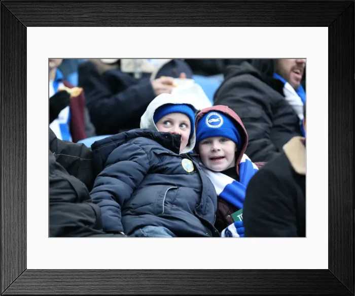 Framed Print : Brighton and Hove Albion FC: Unwavering Support Against Nottingham Forest (07FEB15) - Sky Bet Championship Framed Print : Brighton and Hove Albion FC: Unwavering Support Against Nottingham Forest (07FEB15) - Sky Bet Championship