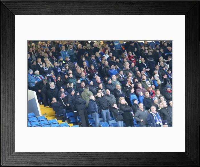 Framed Print : Brighton and Hove Albion Fans in Full Force: Sky Bet Championship Match against Sheffield Wednesday, 14 February 2015 Framed Print : Brighton and Hove Albion Fans in Full Force: Sky Bet Championship Match against Sheffield Wednesday, 14 February 2015
