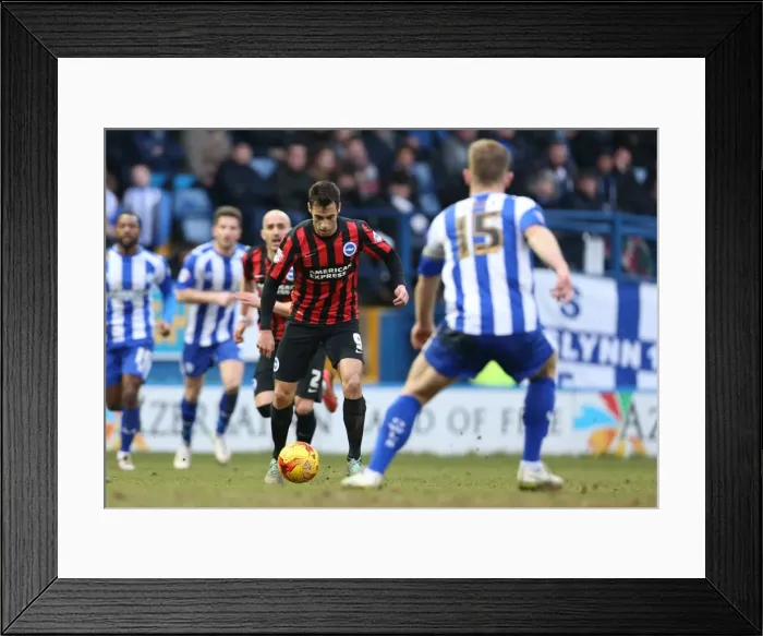 Framed Print : Sam Baldock in Action: Sheffield Wednesday vs. Brighton & Hove Albion, Championship Clash at Hillsborough (14FEB15) Framed Print : Sam Baldock in Action: Sheffield Wednesday vs. Brighton & Hove Albion, Championship Clash at Hillsborough (14FEB15)