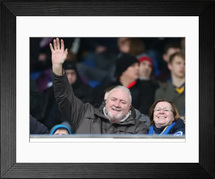Framed Print : Brighton and Hove Albion Fans in Full Force: Sky Bet Championship Showdown at Sheffield Wednesday, 14 February 2015 Framed Print : Brighton and Hove Albion Fans in Full Force: Sky Bet Championship Showdown at Sheffield Wednesday, 14 February 2015